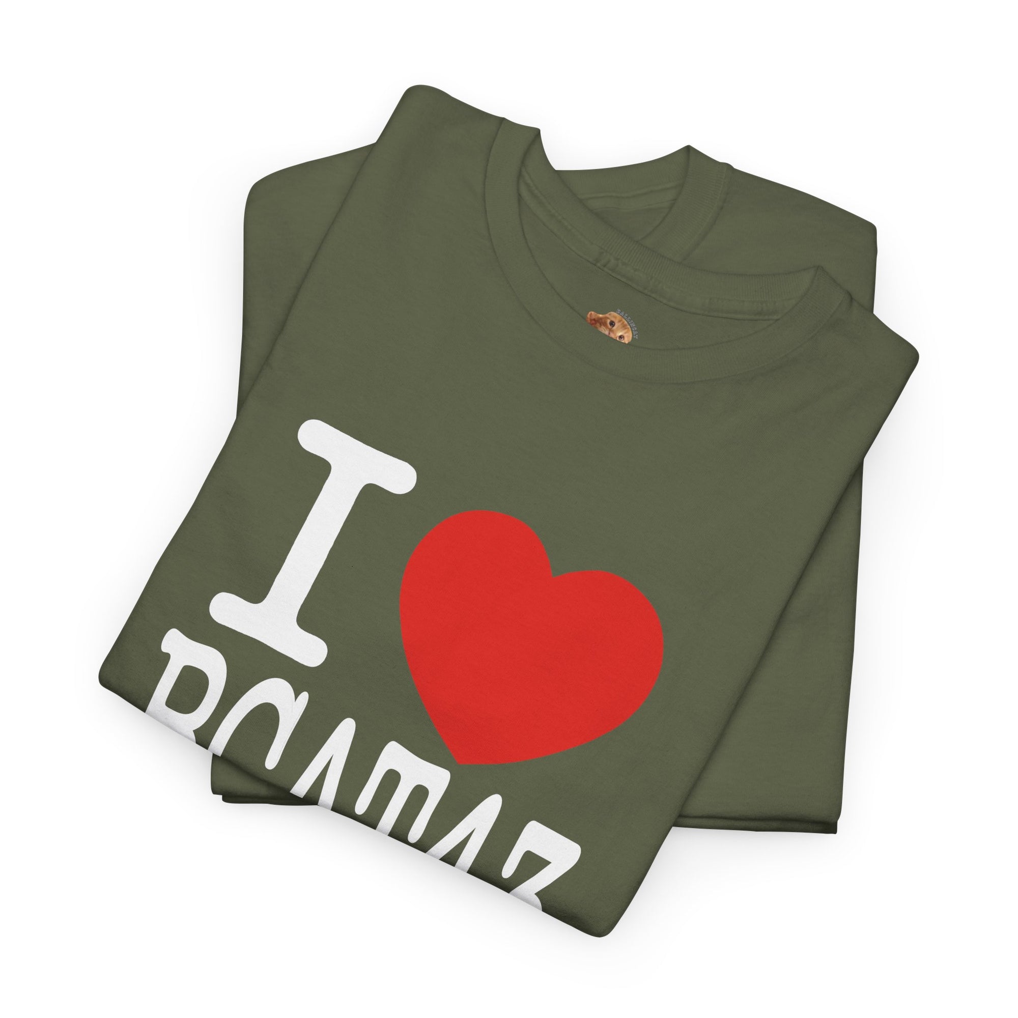 [NEW] I LOVE BCAT43 100% Cotton T-Shirt (WHITE TEXT)