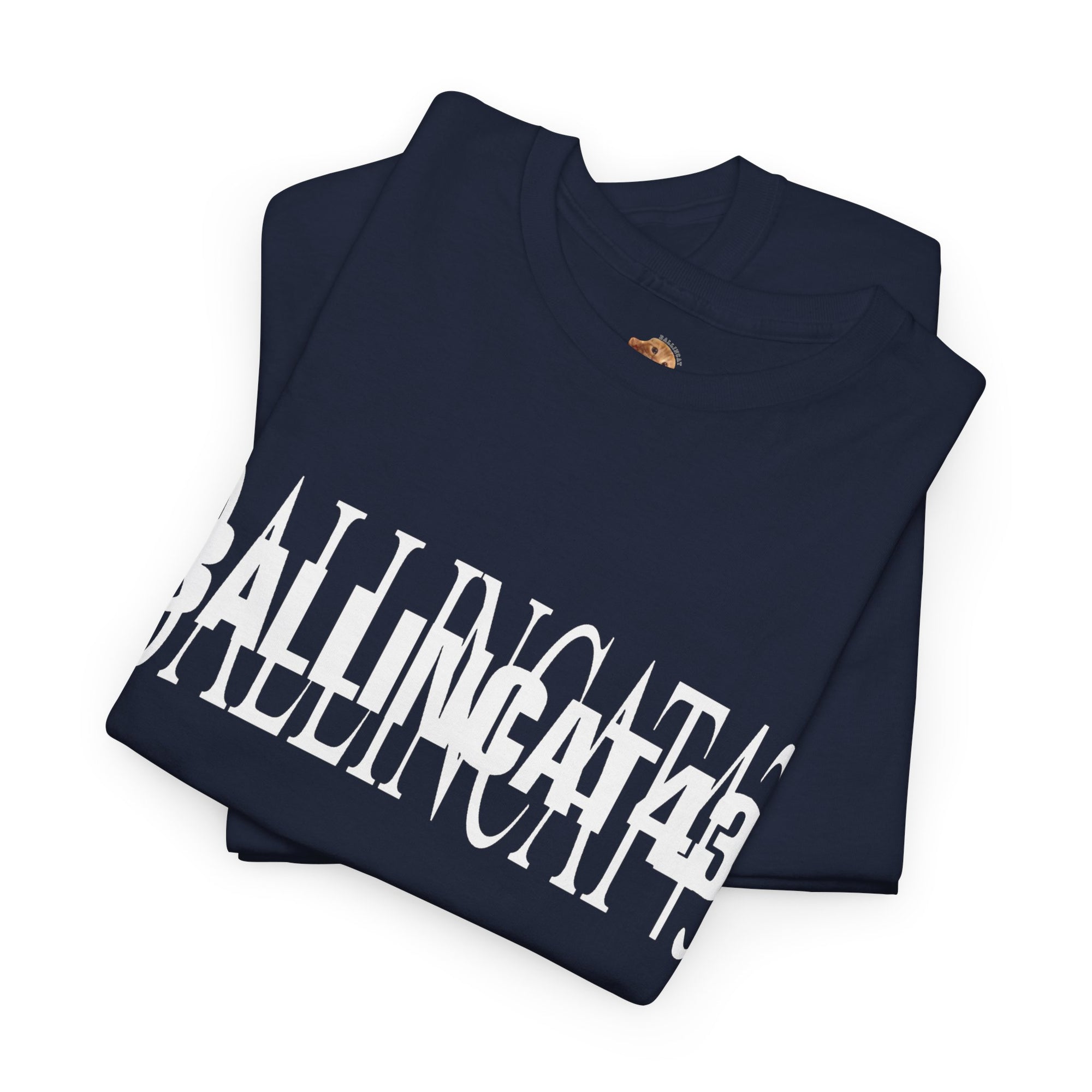 [NEW] I AM BALLINCAT43 100% Cotton T-Shirt (WHITE TEXT)