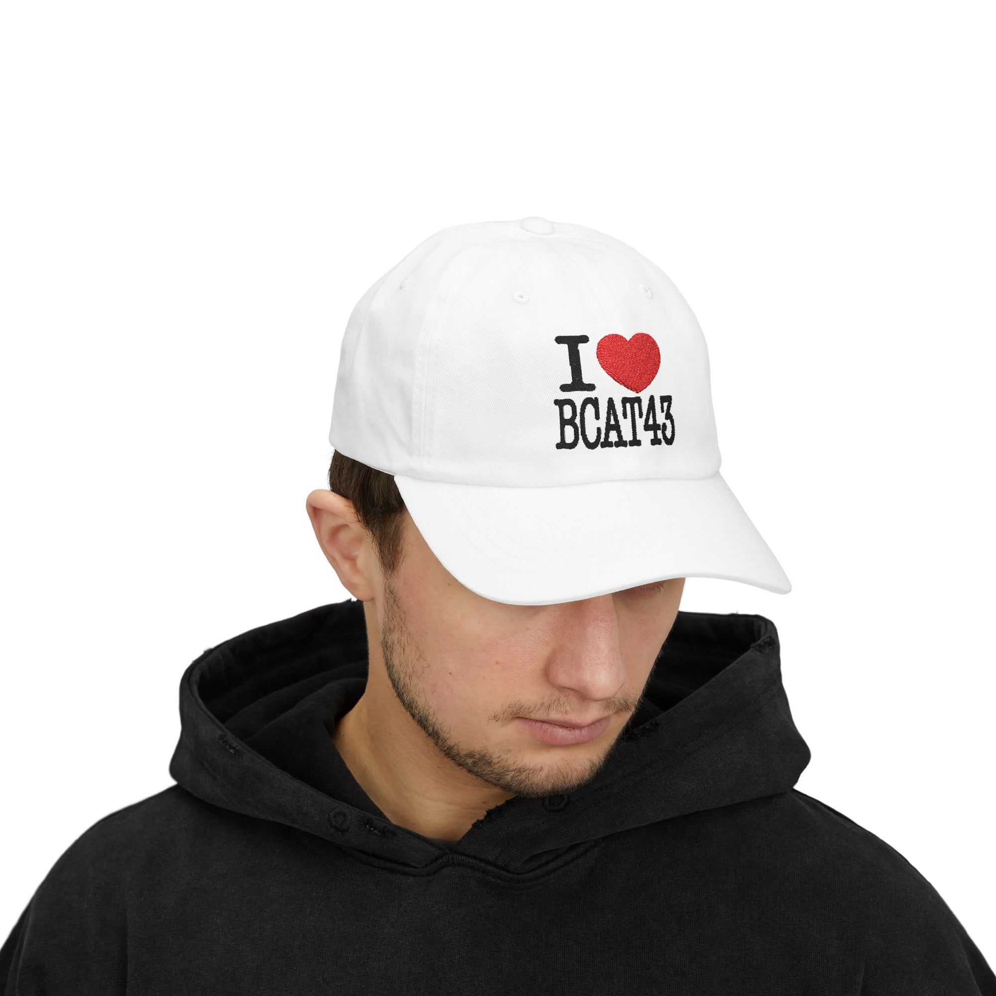 EMBROIDED I <3 BCAT43 Dad Cap/Hat