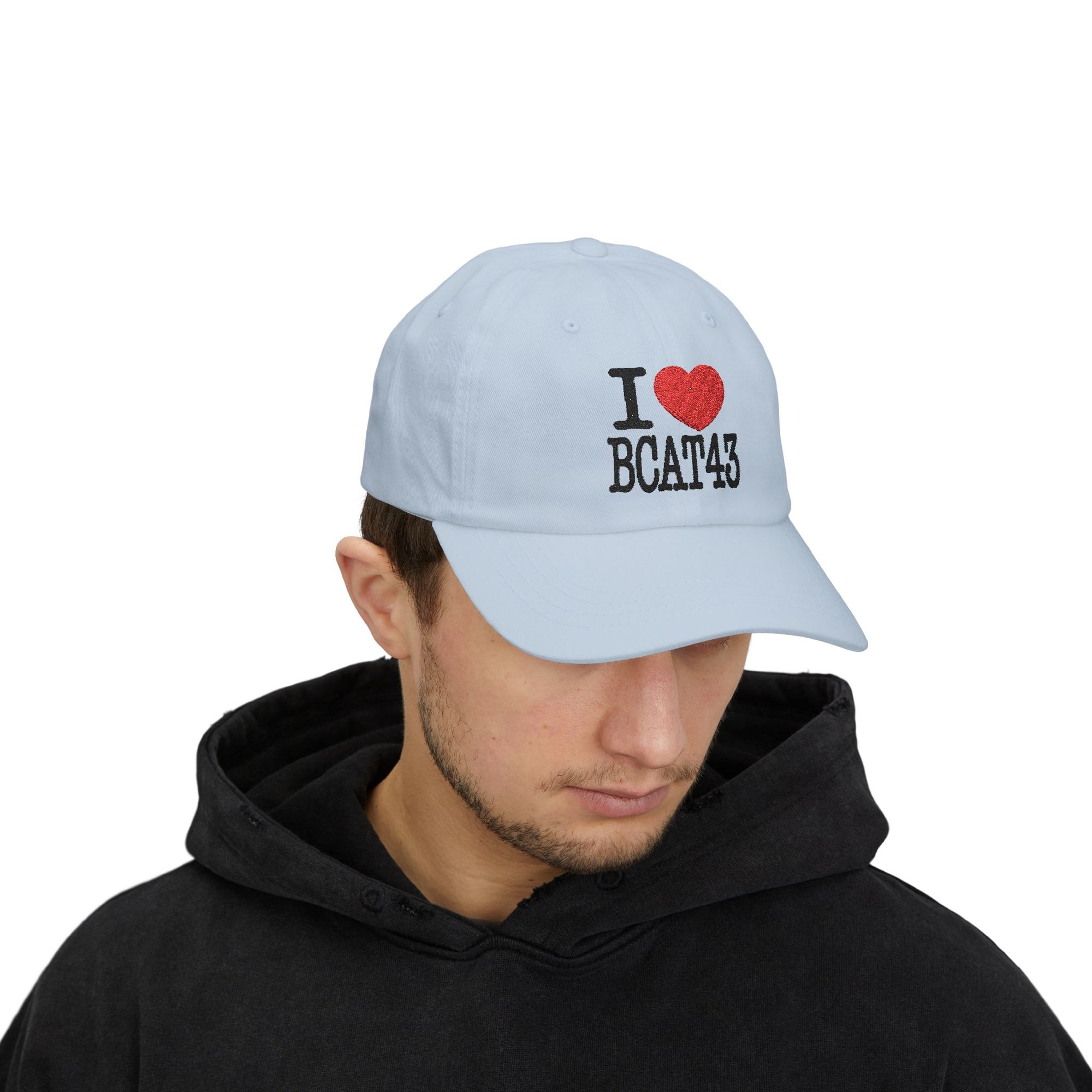 EMBROIDED I <3 BCAT43 Dad Cap/Hat