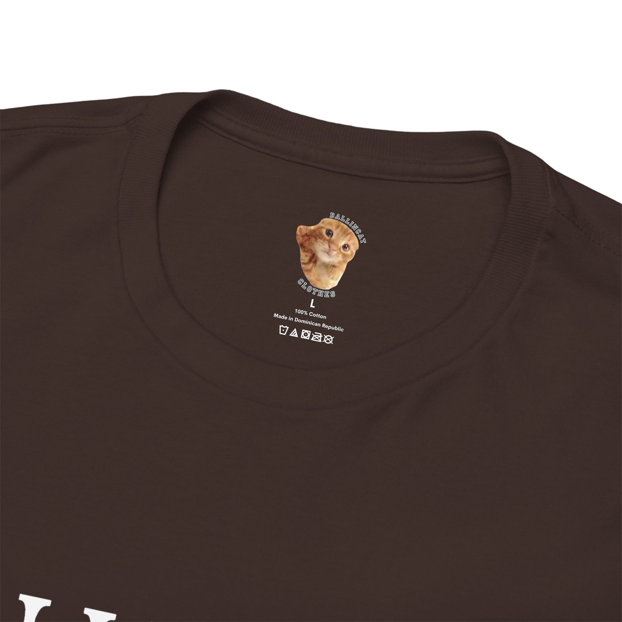 [NEW] I AM BALLINCAT43 100% Cotton T-Shirt (WHITE TEXT)