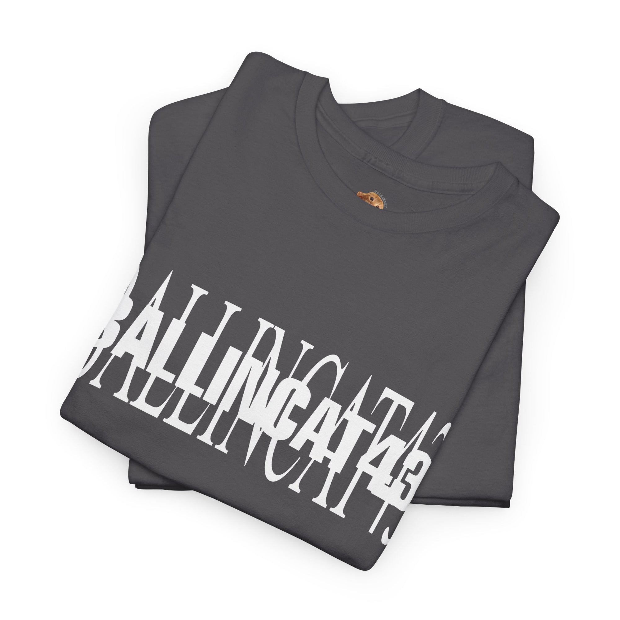 [NEW] I AM BALLINCAT43 100% Cotton T-Shirt (WHITE TEXT)