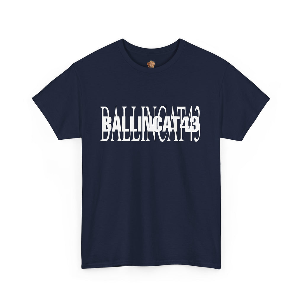 [NEW] I AM BALLINCAT43 100% Cotton T-Shirt (WHITE TEXT)