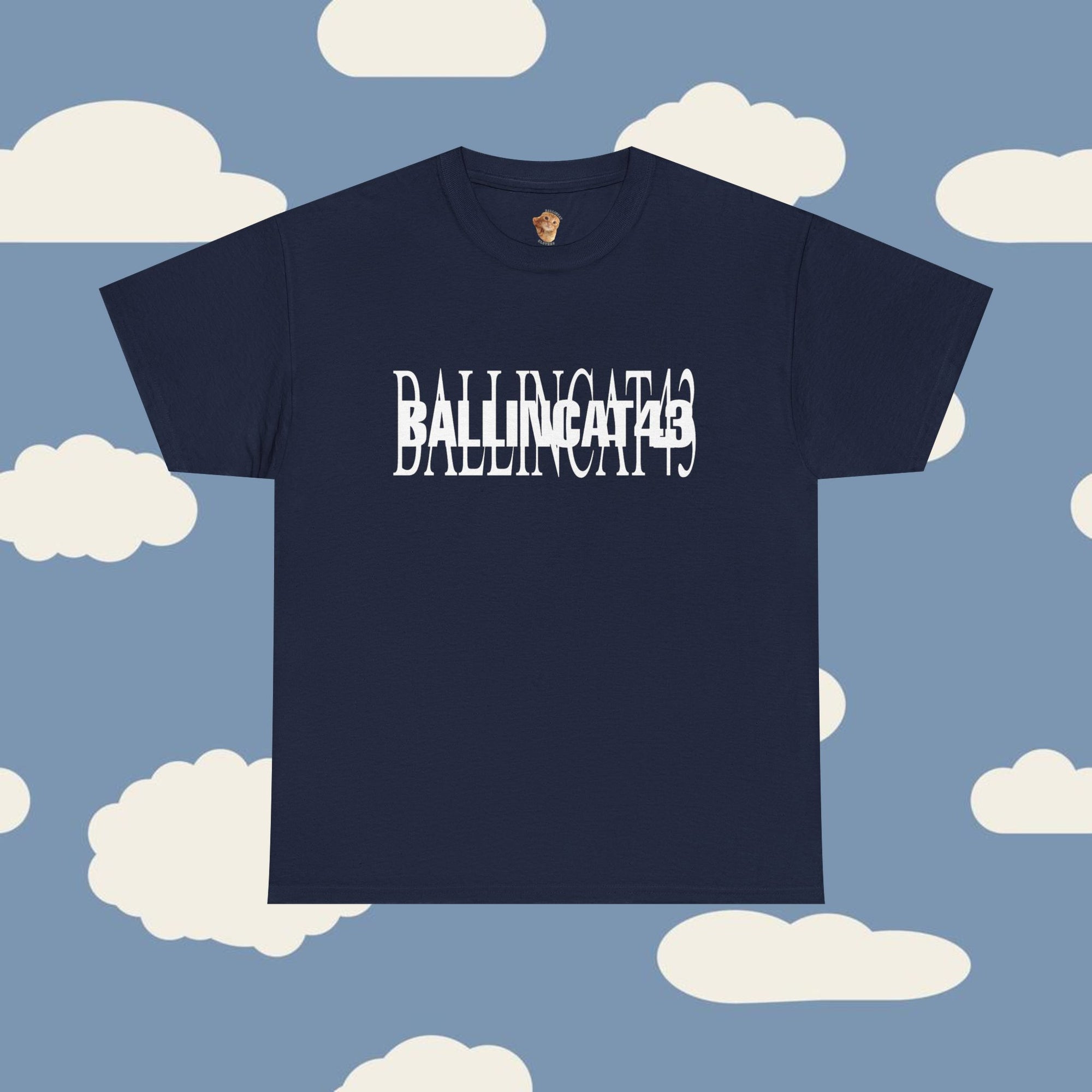 [NEW] I AM BALLINCAT43 100% Cotton T-Shirt (WHITE TEXT)