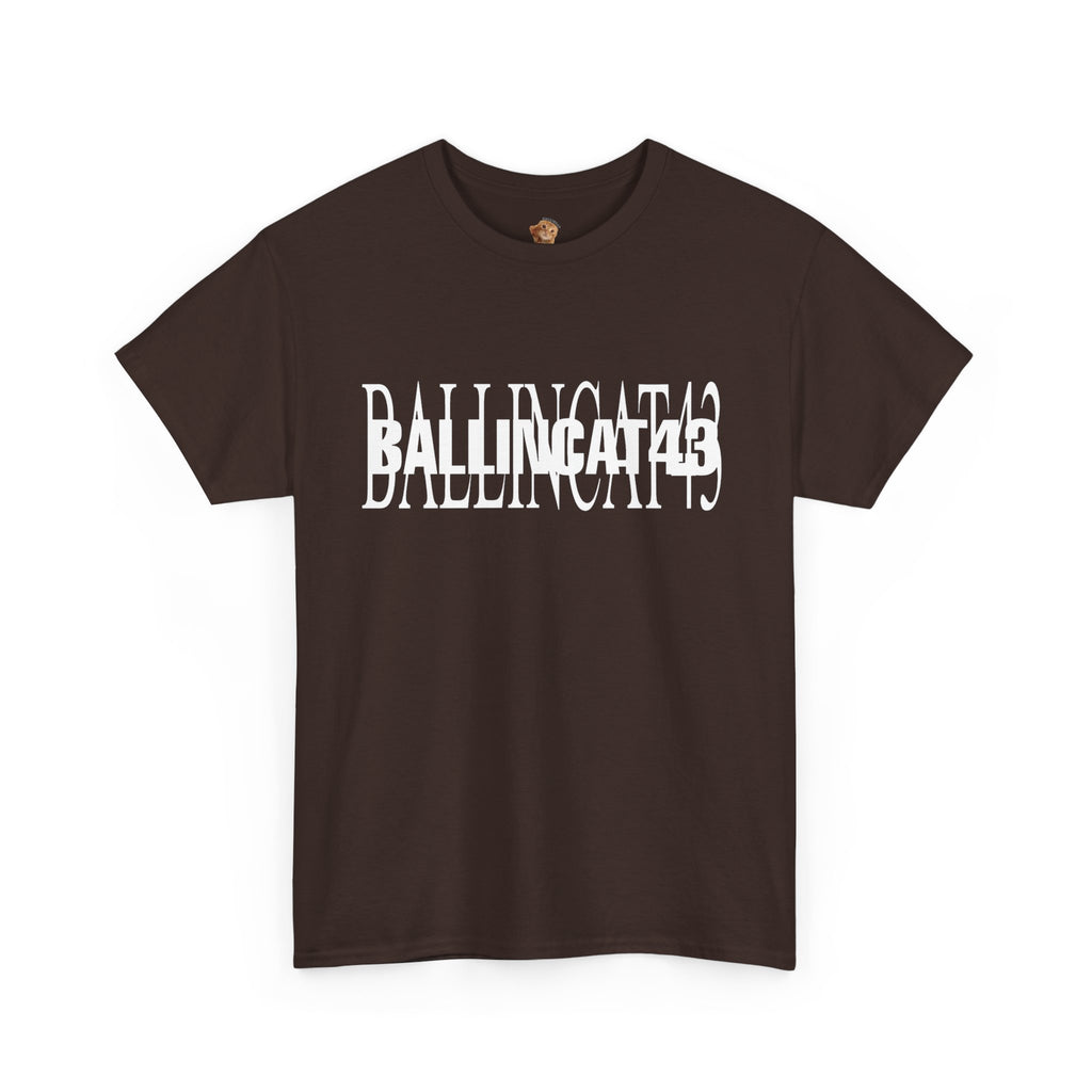 [NEW] I AM BALLINCAT43 100% Cotton T-Shirt (WHITE TEXT)