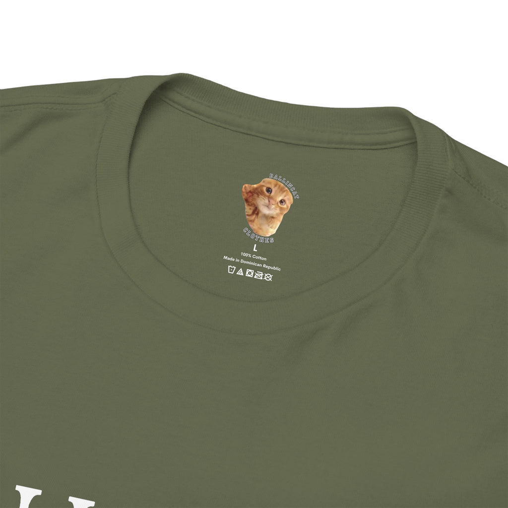 [NEW] I AM BALLINCAT43 100% Cotton T-Shirt (WHITE TEXT)