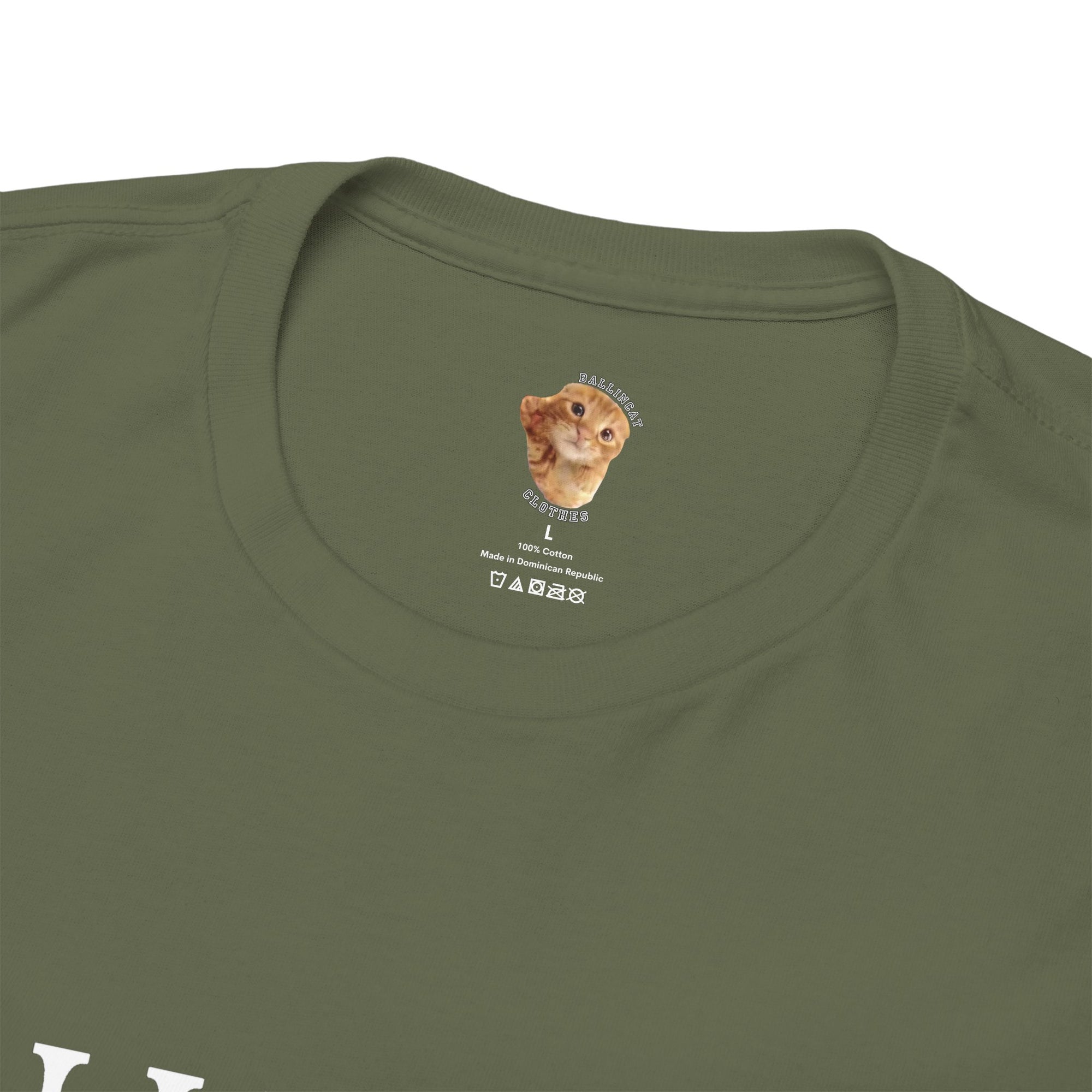 [NEW] I AM BALLINCAT43 100% Cotton T-Shirt (WHITE TEXT)
