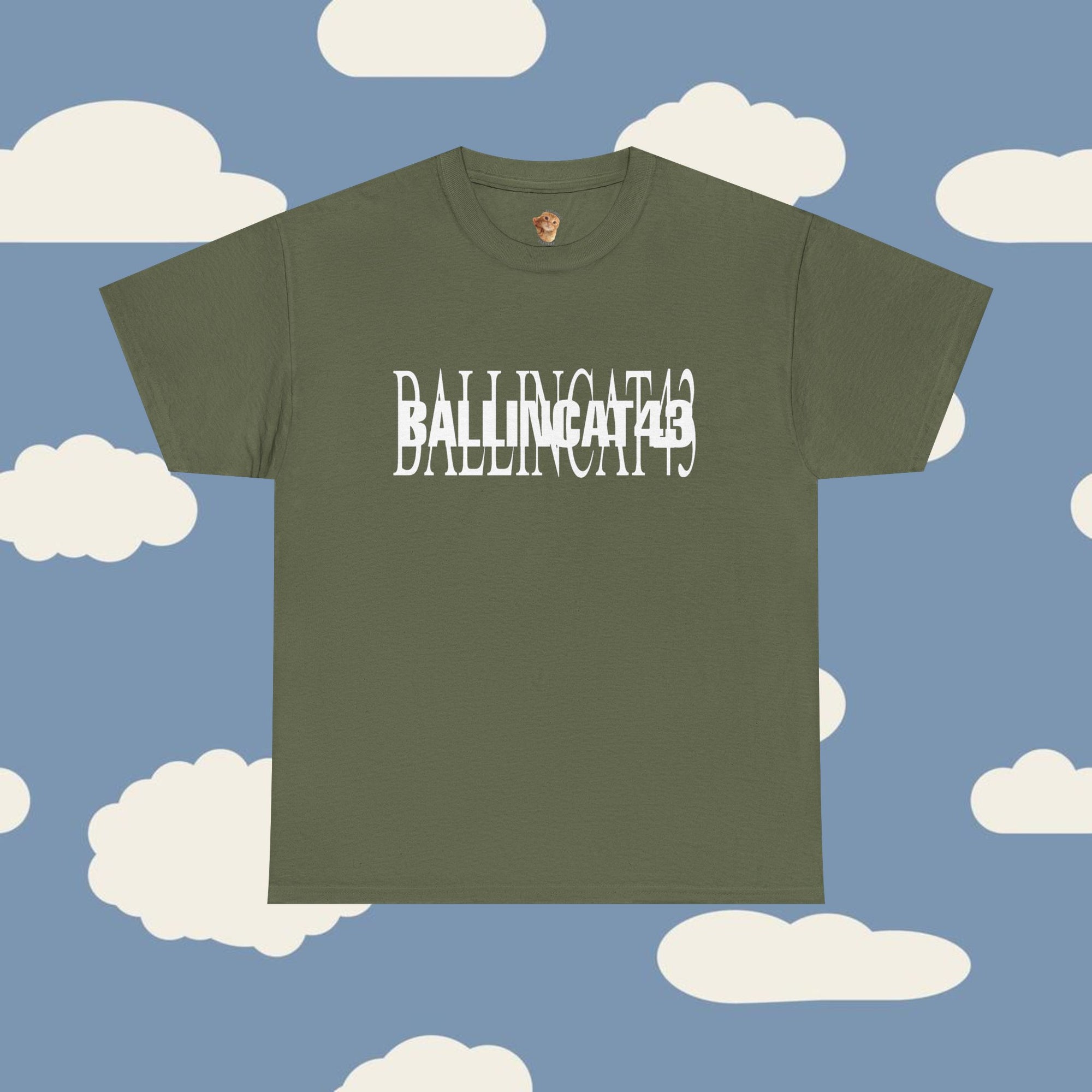 [NEW] I AM BALLINCAT43 100% Cotton T-Shirt (WHITE TEXT)