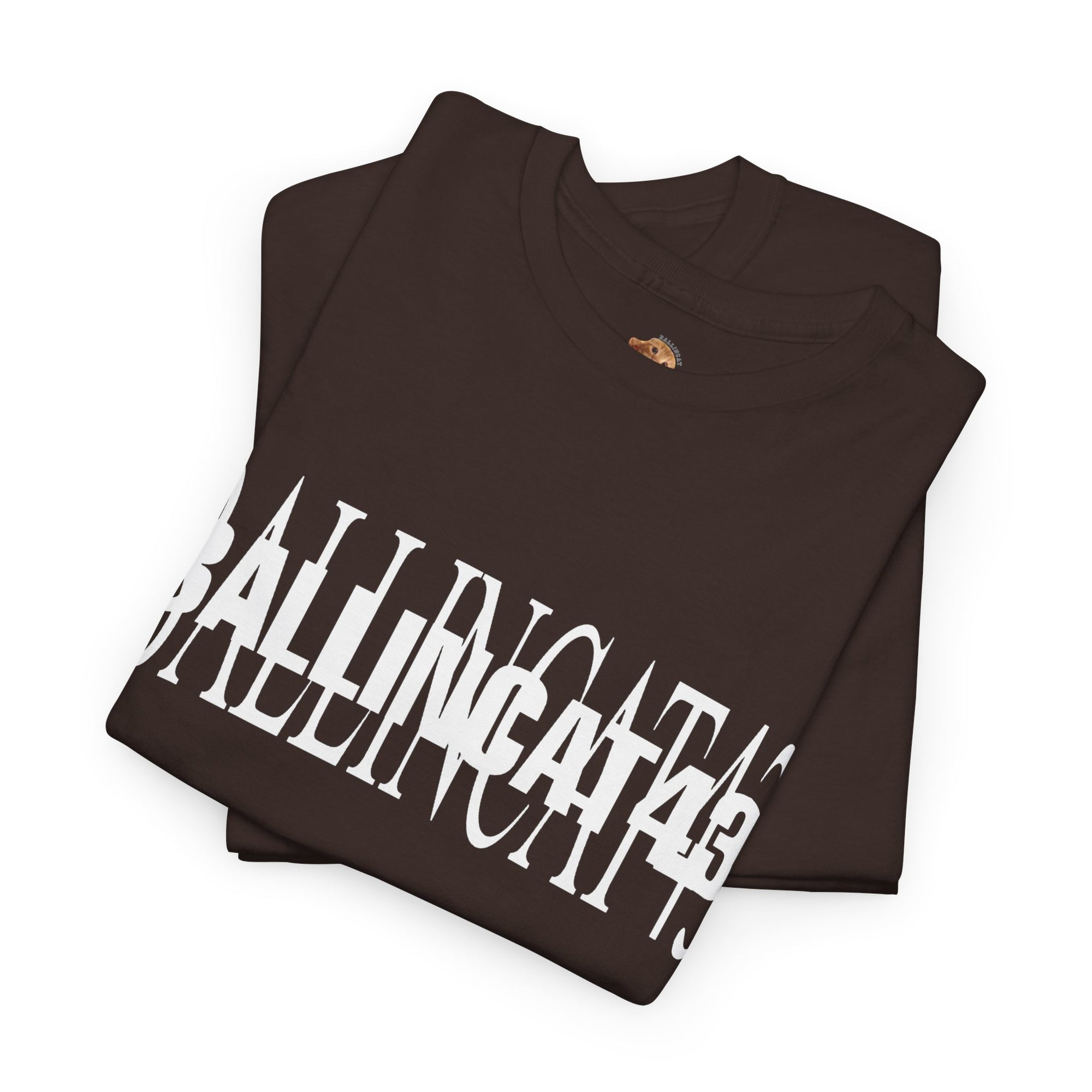 [NEW] I AM BALLINCAT43 100% Cotton T-Shirt (WHITE TEXT)