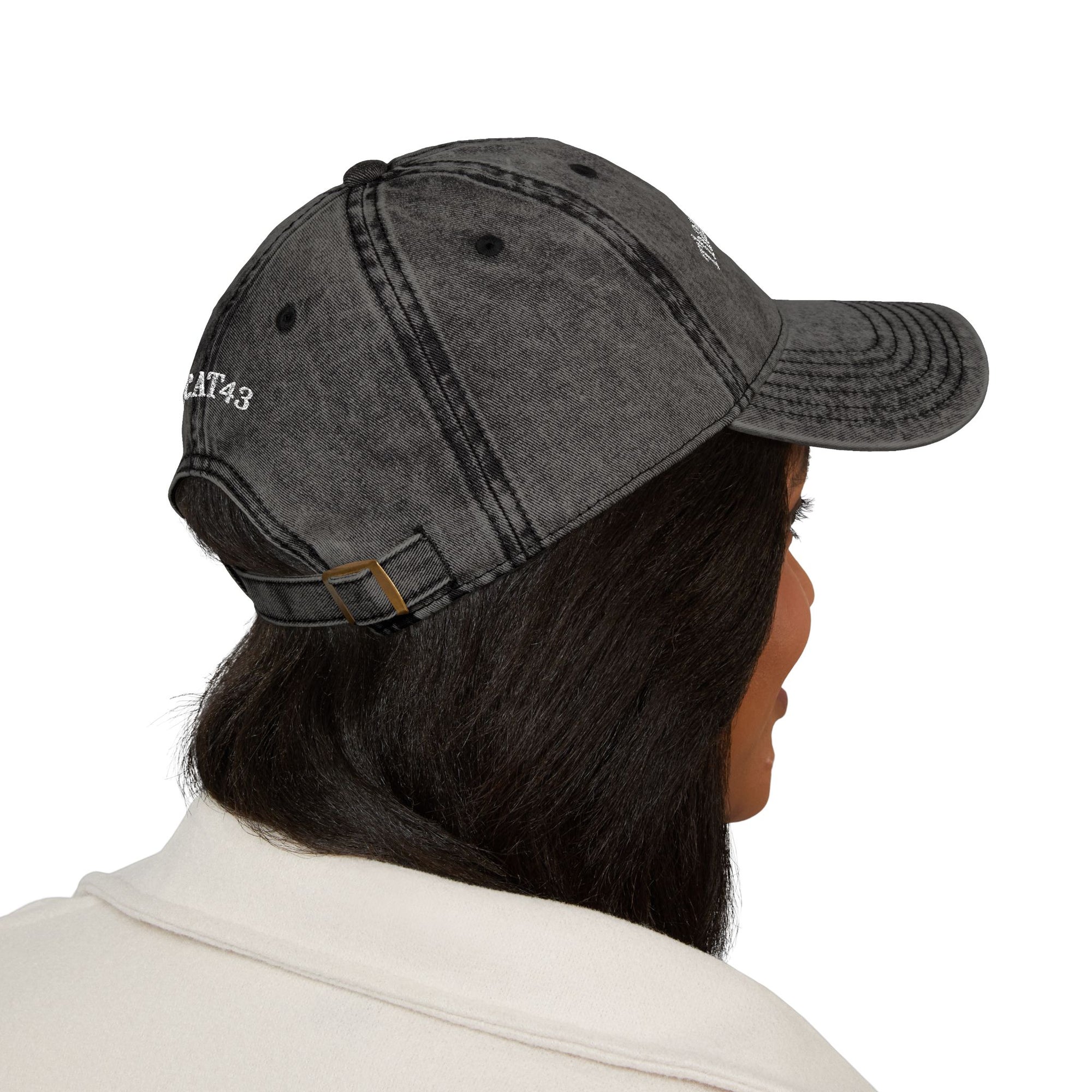 Vintage EMBROIDED Thank You Ballincat Hat